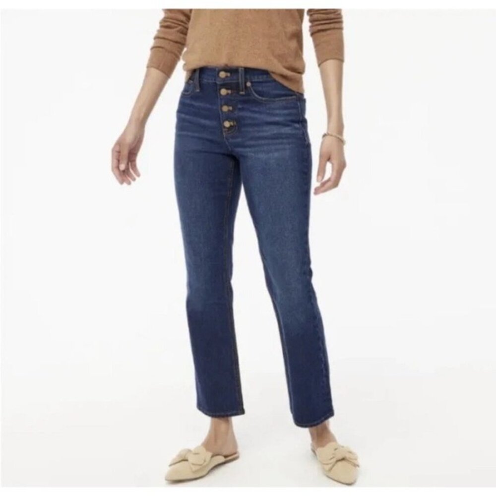 J. Crew High-Rise Crop Flare Jeans Size 26